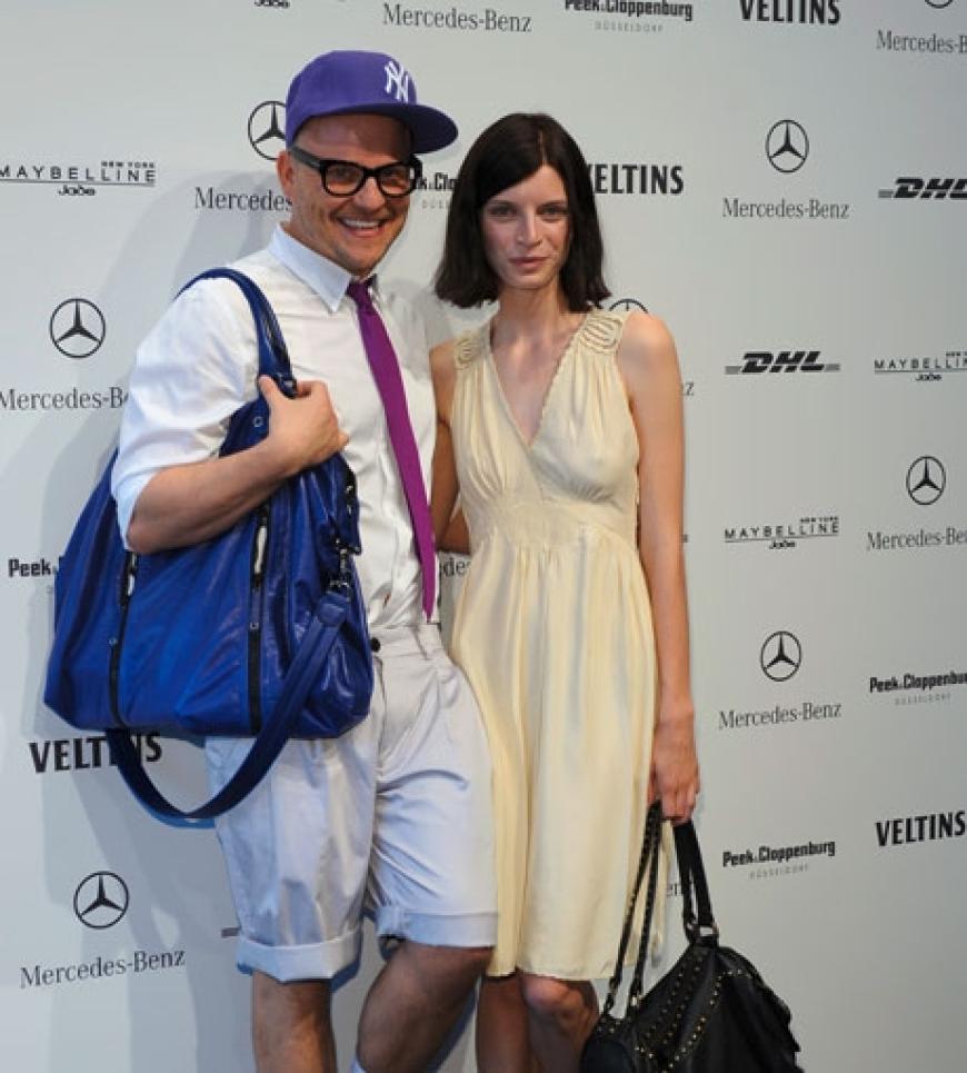 Model Luca Gadjus und der Stylist Armin Morbach