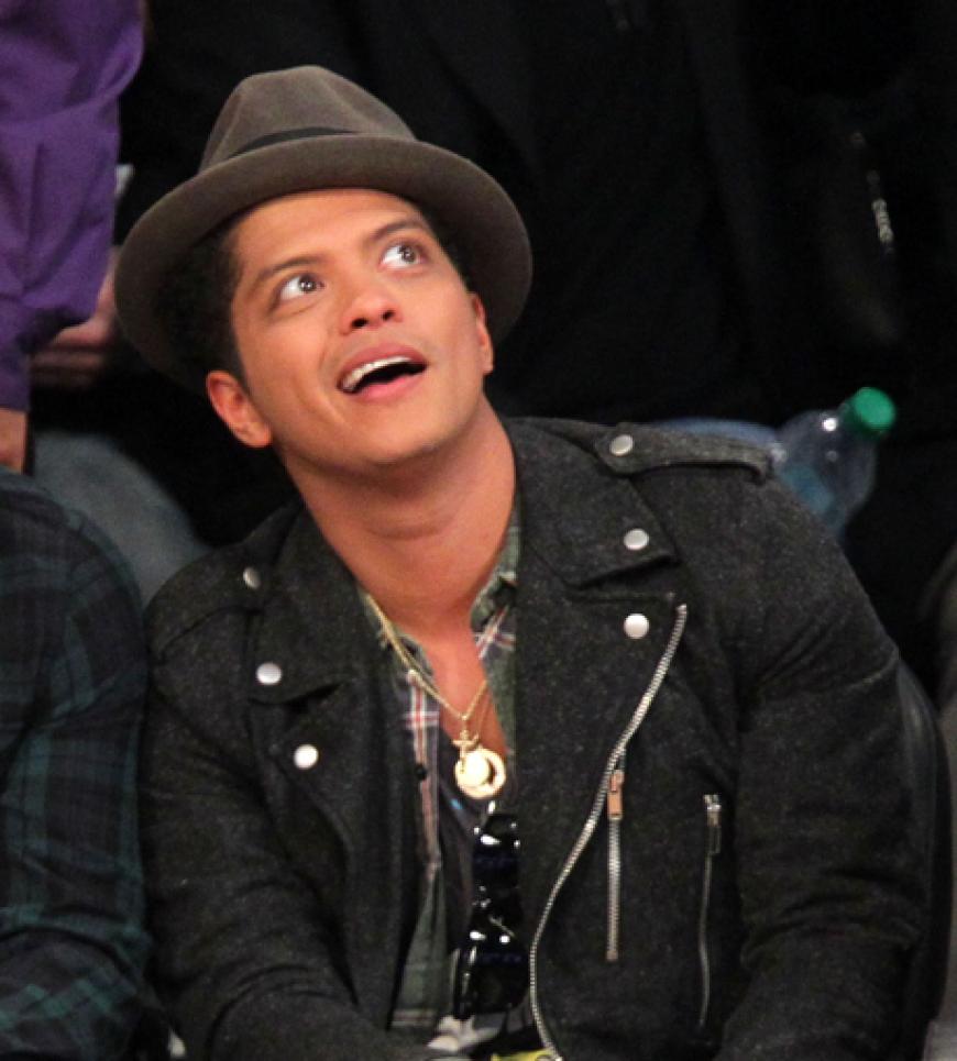Bruno Mars staunte nicht schlecht