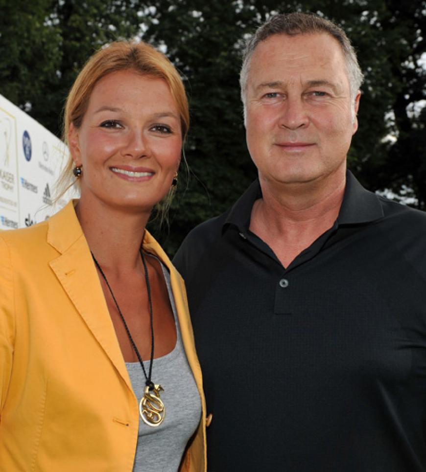 Franziska van Almsick und ihr Parter Jürgen B. Harder sind zum zweiten Mal Eltern eines Sohnes geworden Franziska van Almsick und ihr Parter Jürgen B. Harder sind zum zweiten Mal Eltern eines Sohnes geworden