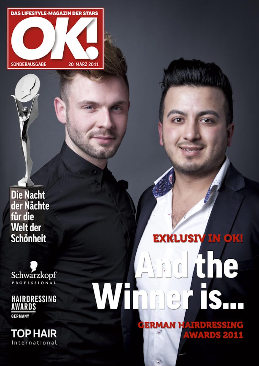 Einmal im Leben das Cover der OK! zieren! Für die Gäste des „German Hairdressing Award 2012“ wurde dieses Traum Wirklichkeit. Jeder Gast des Gala-Abends konnte an einem persönlichen OK! Fotoshooting teilnehmen - und die tollen Ergebnisse sehen Sie hier! Viel Spaß beim Durchklicken!