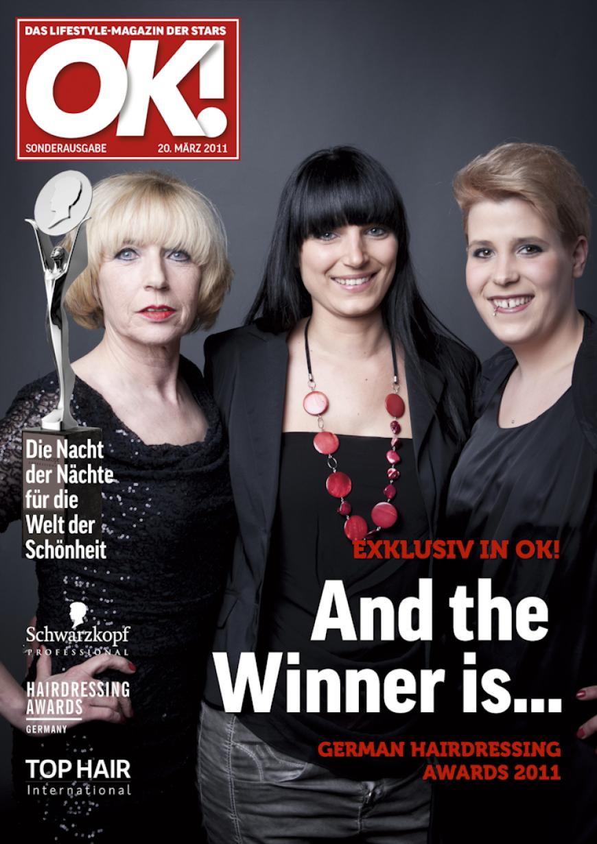 Einmal im Leben das Cover der OK! zieren! Für die Gäste des „German Hairdressing Award 2012“ wurde dieses Traum Wirklichkeit. Jeder Gast des Gala-Abends konnte an einem persönlichen OK! Fotoshooting teilnehmen - und die tollen Ergebnisse sehen Sie hier! Viel Spaß beim Durchklicken!