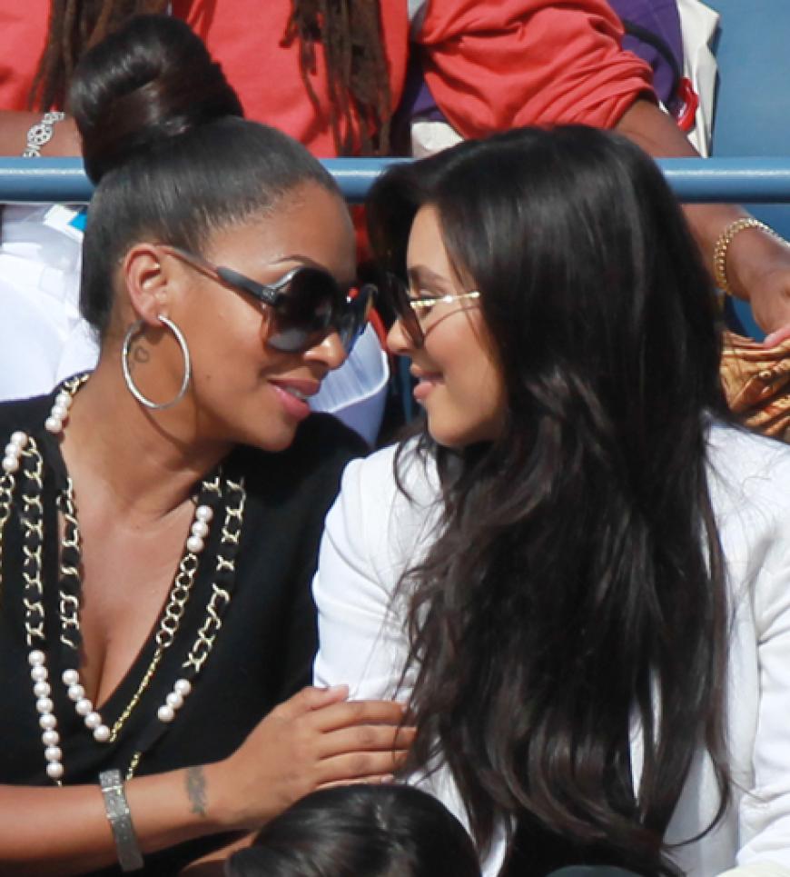 Stehen sich scheinbar nah: Lala Anthony und Kim Kardashian