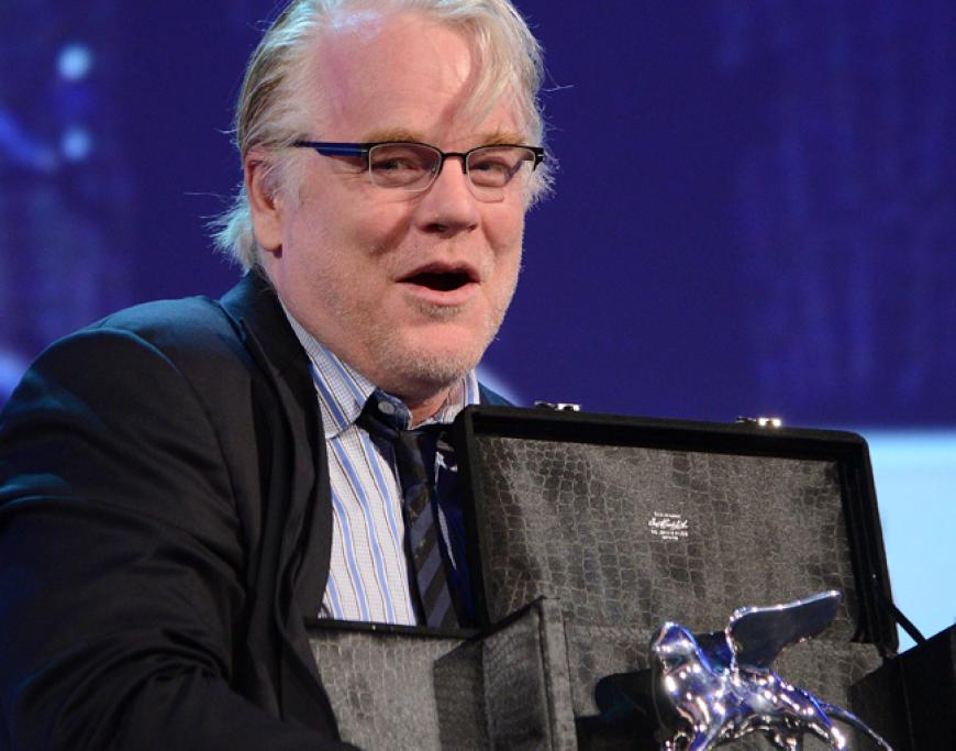 Philip Seymour Hoffman mit seinem silbernen Löwen