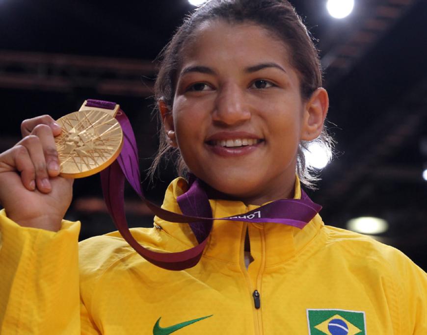 Im Judo der Frauen gewann die Brasilianerin Sarah Menezes die Goldmedaille. Von offizieller Seite bekommt sie nichts weiter