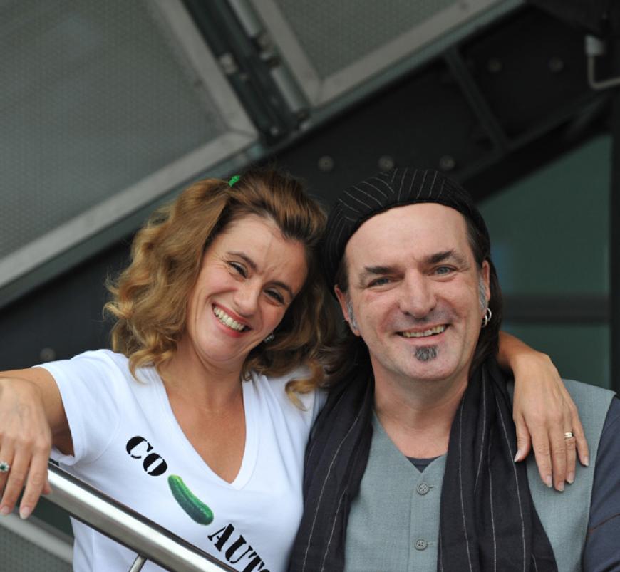 Auch Andreas Hoppe hat eine bessere Hälfte:´ Jacqueline Roussety. Die beiden wohnen in Berlin-Charlottenburg und setzen sich für regionale Lebensmittel ein