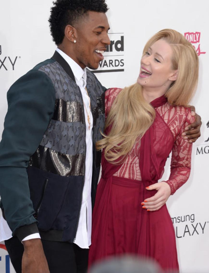Hatten Spaß auf dem Red Carpet: Sängerin Iggy Azalea und ihr Freund Nick Young