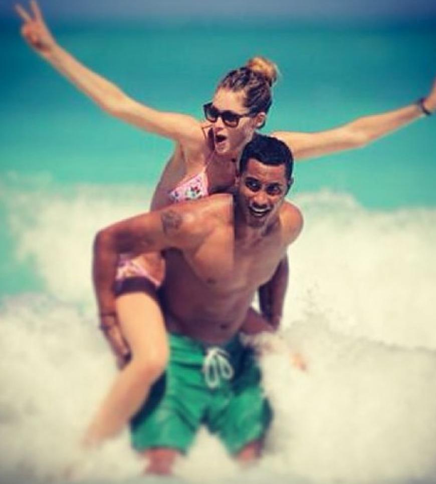 Sommer, Sonne, Spaß und Meer: Model Doutzen Kroes postete einen Urlaubsschnappschuss aus Miami mit ihrem Mann Sunnery James