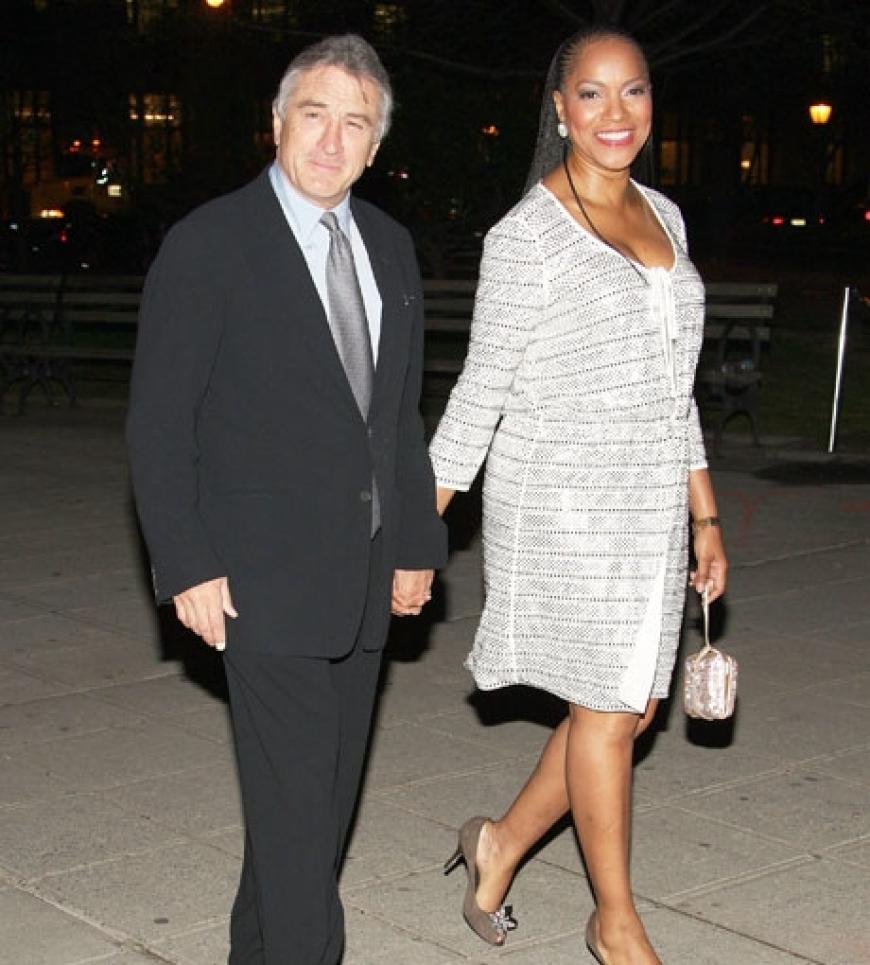 Robert De Niro zusammen mit seiner Frau Grace Hightower