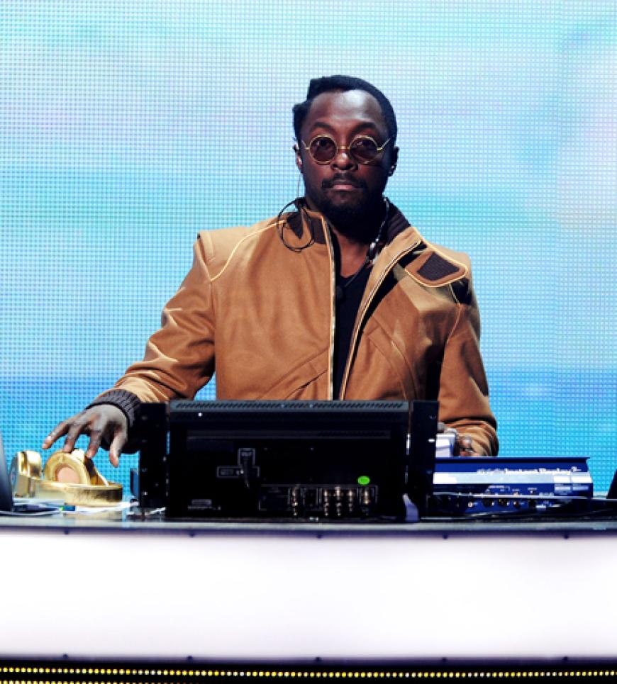 will.i.am an den Turntables