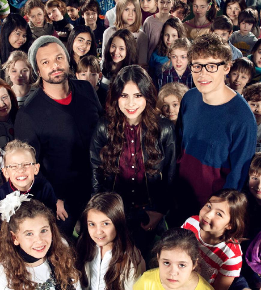 Lena Meyer-Landrut (M.), Tim Bendzko (r.) und Henning Wehland suchten