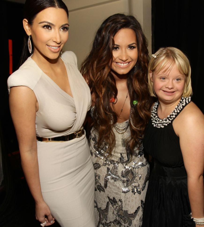 Kim Kardashian, Demi Lovato, Lauren Potter