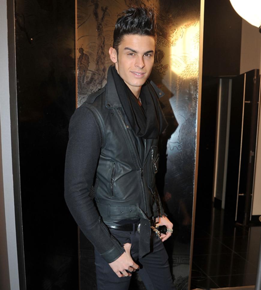 Darf bei Chanel nicht fehlen: Model und Lagerfeld-Muse Baptiste Giabiconi