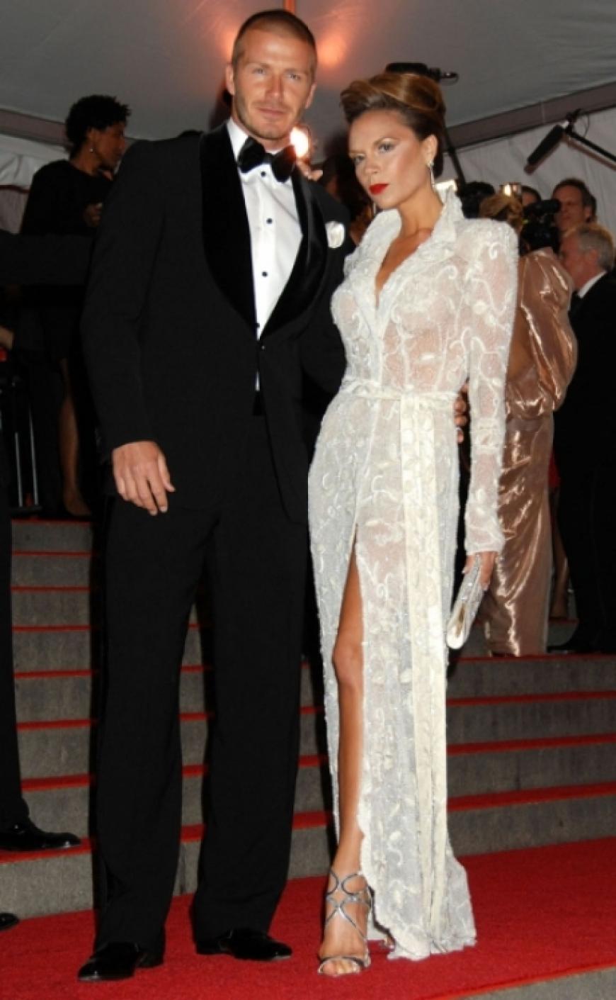 Victoria und David Beckham entschieden sich für Armani