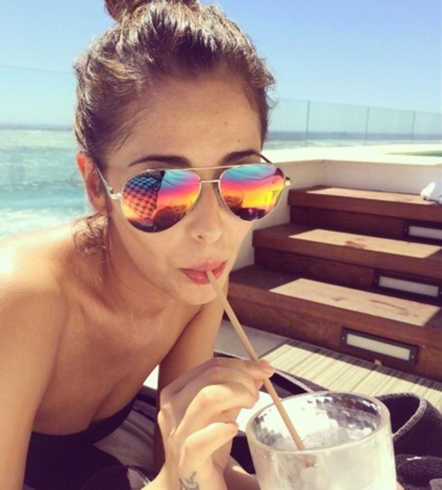 Sängerin Cheryl Cole postete diesen leckeren Weihnachtsgruß mit dem Kommentar: