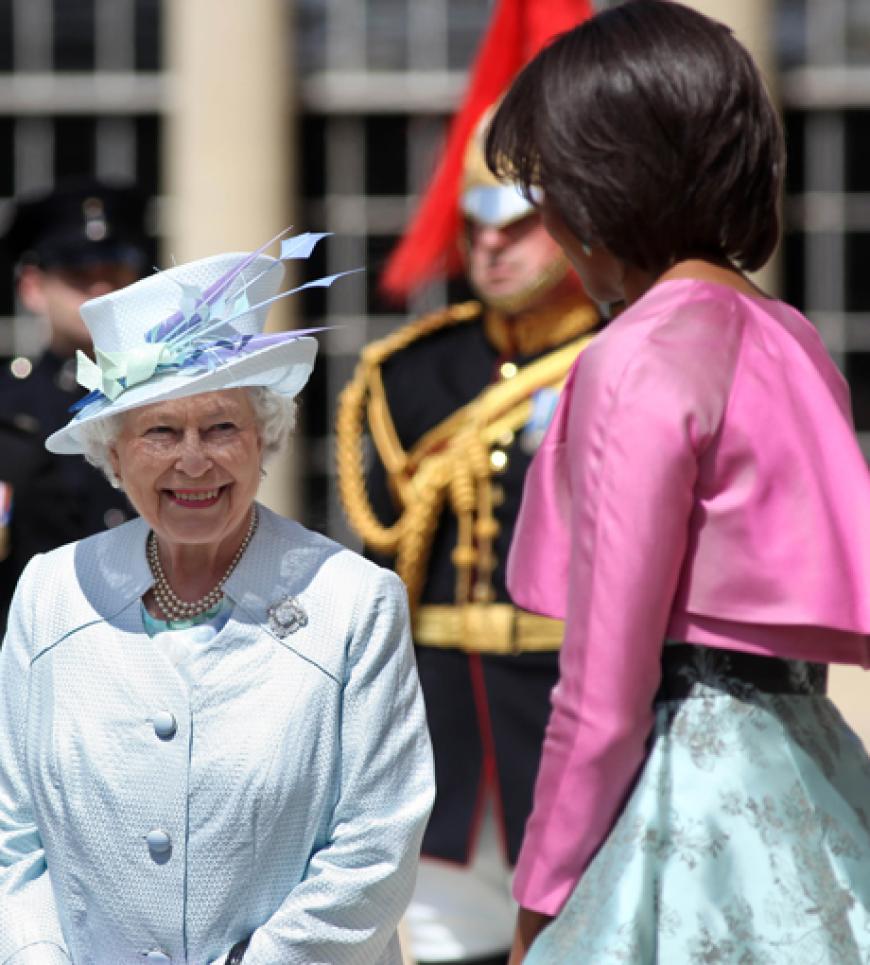 Die Queen scheint Michelle Obama sympathisch zu finden