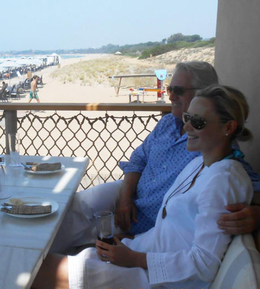 Bettina Wulff beim Relaxen mit ihrem neuen Freund Stefan Schaffelhuber in Griechenland