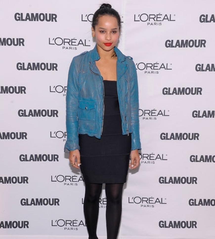 Zoe Kravitz, Tochter von Rockstar Lenny Kravitz, kam ohne ihren berühmten Papa