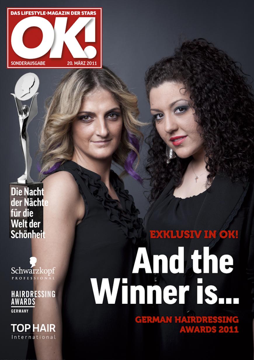 Einmal im Leben das Cover der OK! zieren! Für die Gäste des „German Hairdressing Award 2012“ wurde dieses Traum Wirklichkeit. Jeder Gast des Gala-Abends konnte an einem persönlichen OK! Fotoshooting teilnehmen - und die tollen Ergebnisse sehen Sie hier! Viel Spaß beim Durchklicken!