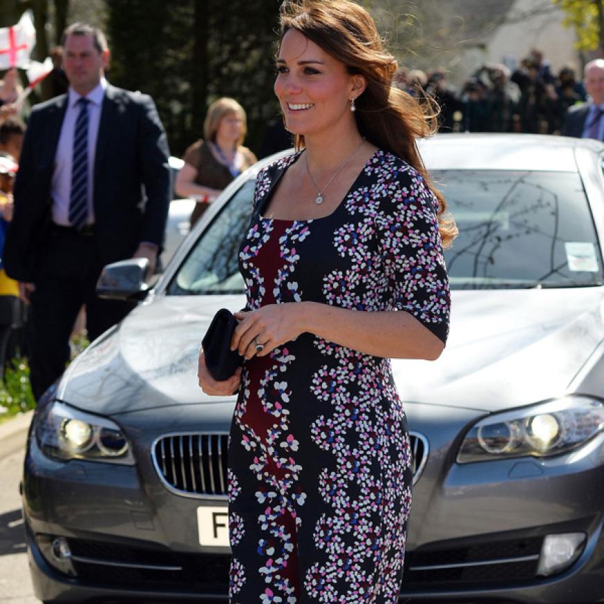 23. April 2013: Kate Middleton besucht eine Vorschule in Manchester