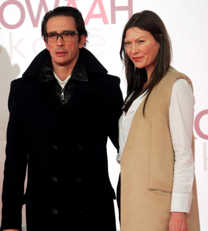 Regisseur Oskar Roehler kam gemeinsam mit seiner´ ´ Frau, Kaviar Gauche-DesignerinAlexandra Fischer-Roehler