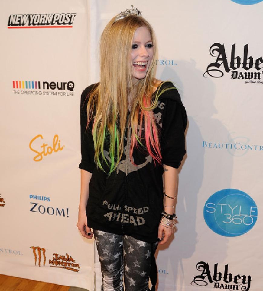 Der Inbegriff des Skater Girls: Rockröhre Avril Lavigne ist Stilvorbild für unseren Trend der Woche!