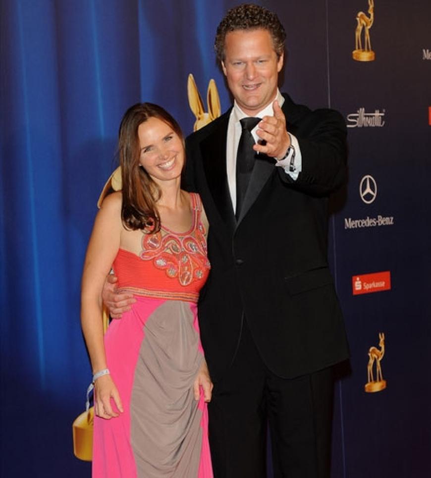 Regisseur Florian Henckel von Donnersmarck kam mit Ehefrau Christine