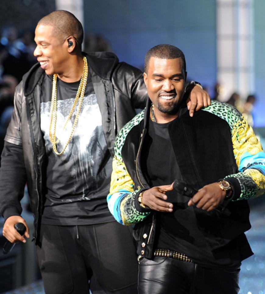Kumpels: Jay-Z und Kanye West