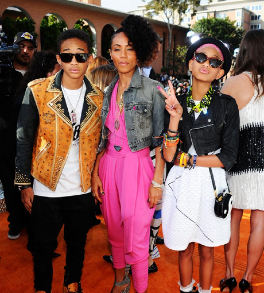 Familie Pinkett Smith auf dem Roten Teppich (Jaden, Jada und Willow)