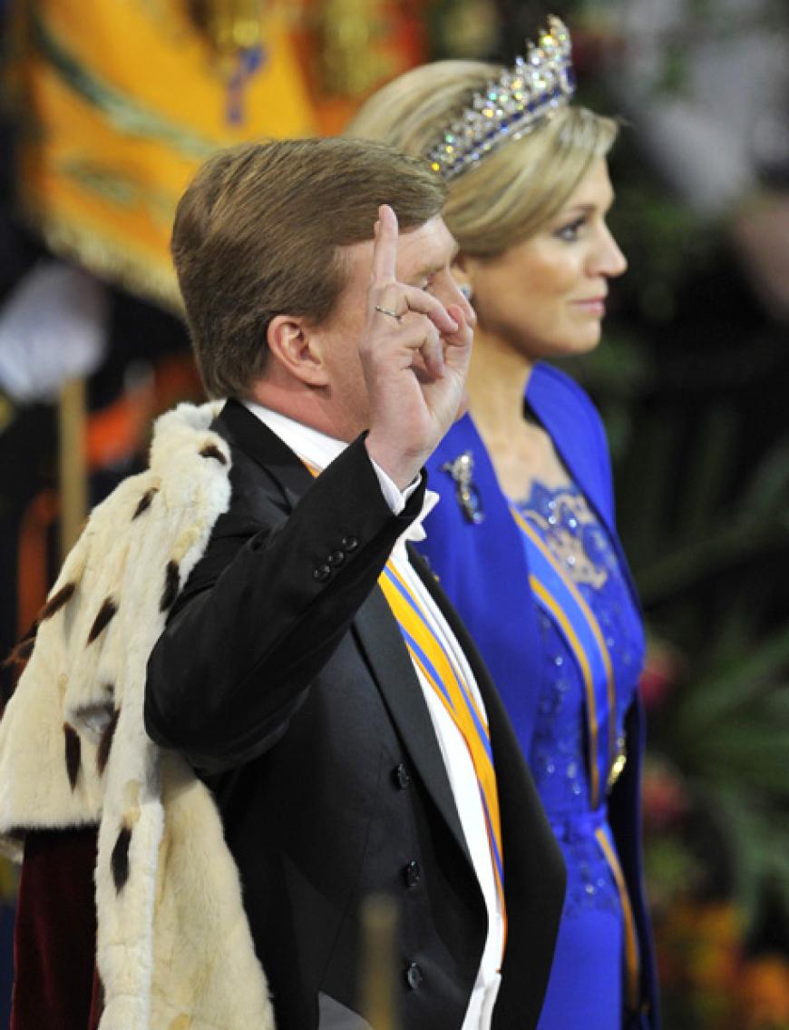 König Willem-Alexander legt seinen Amtseid ab