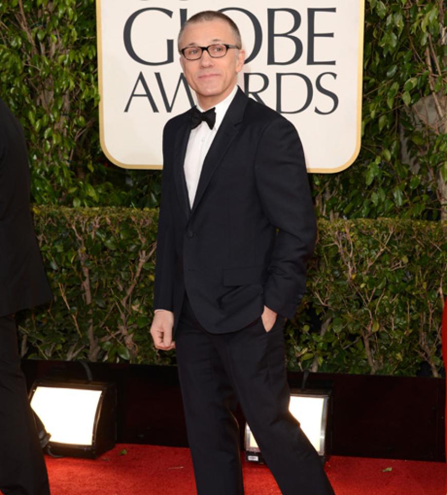 Christoph Waltz eilte über den Roten Teppich, vielleicht weil er es kaum noch erwarten konnte seinen Preis als