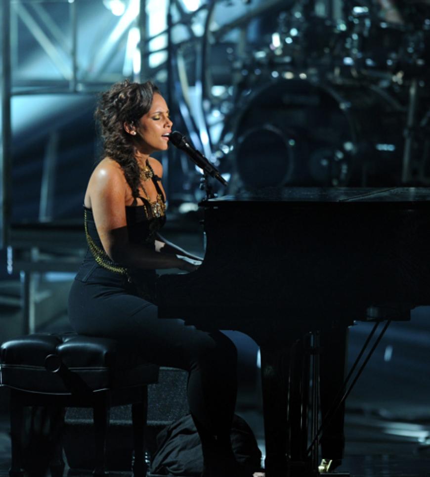Wow: Alicia Keys bezauberte am Klavier