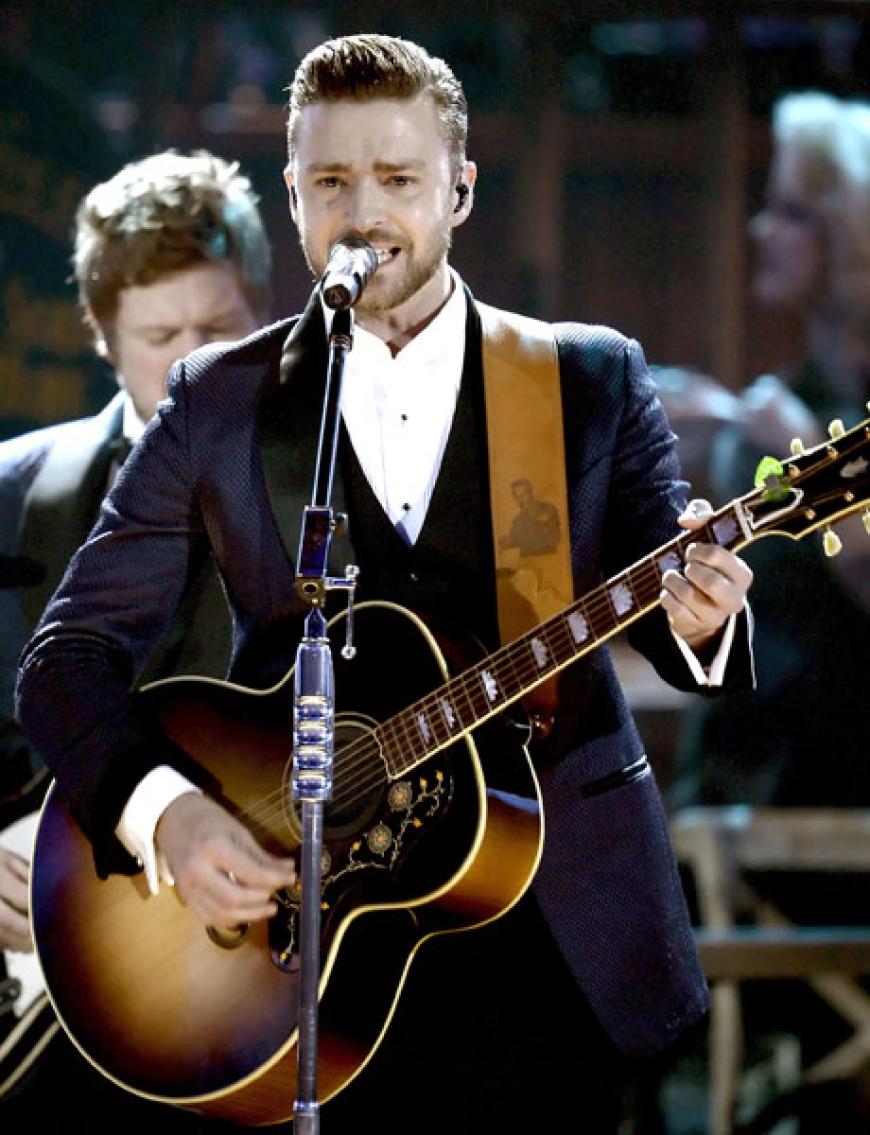 Sexy Performance: Justin Timberlake spielte