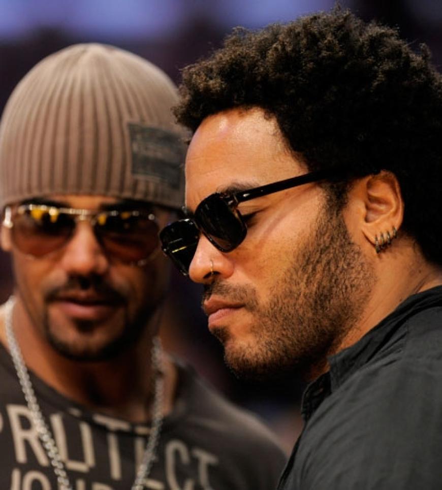 Lenny Kravitz ist Stammgast bei den Spielen der L.A. Lakers