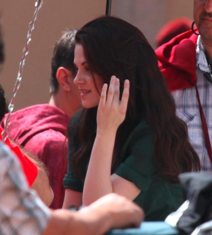 Kristen Stewart am Set