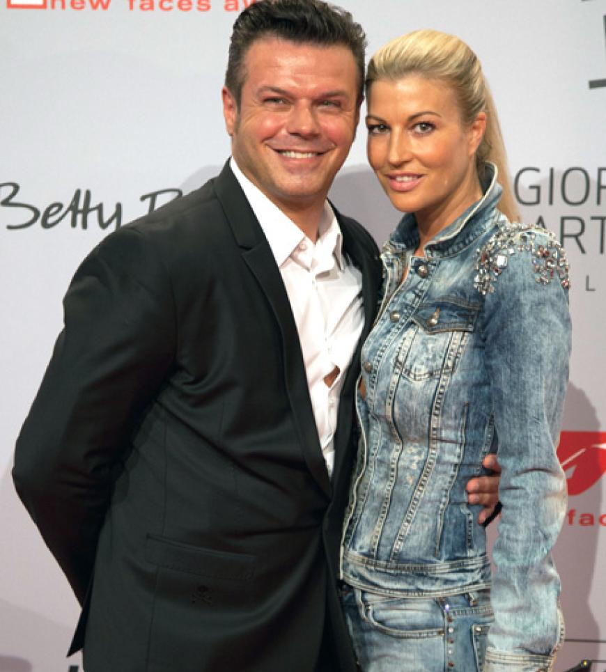 Manager Alain Midzic und Begleitung
