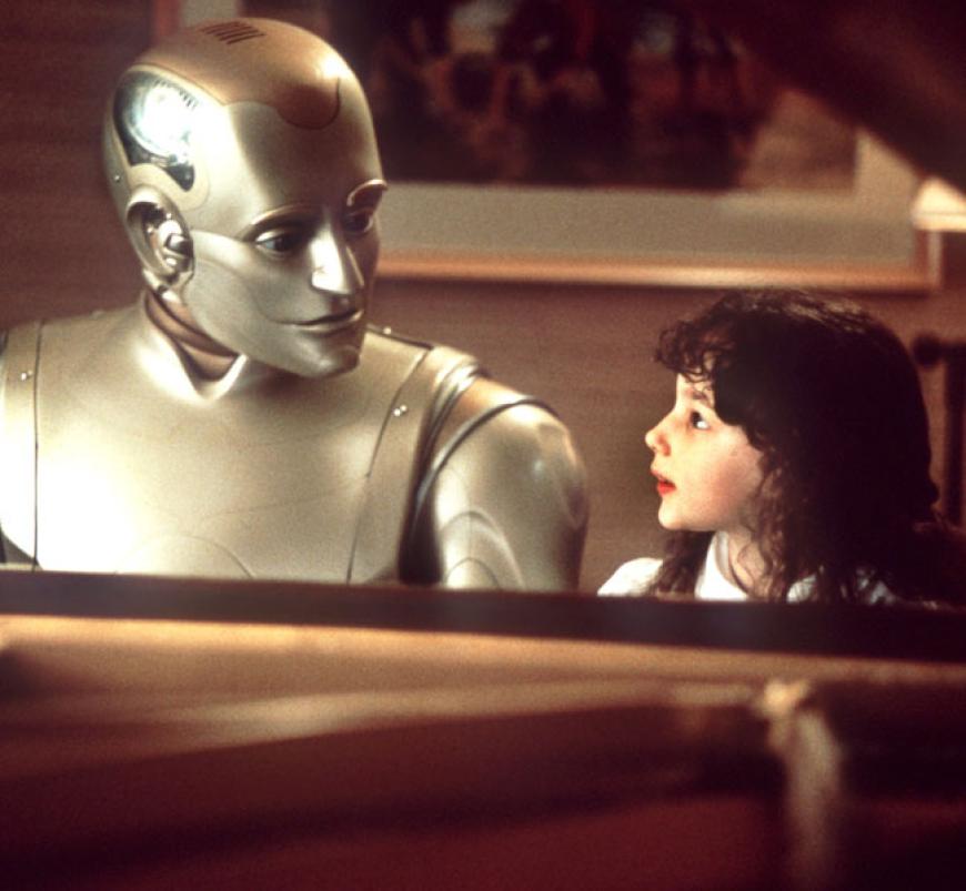 1999: Als Roboter Andrew freundet sich Williams im Kinofilm