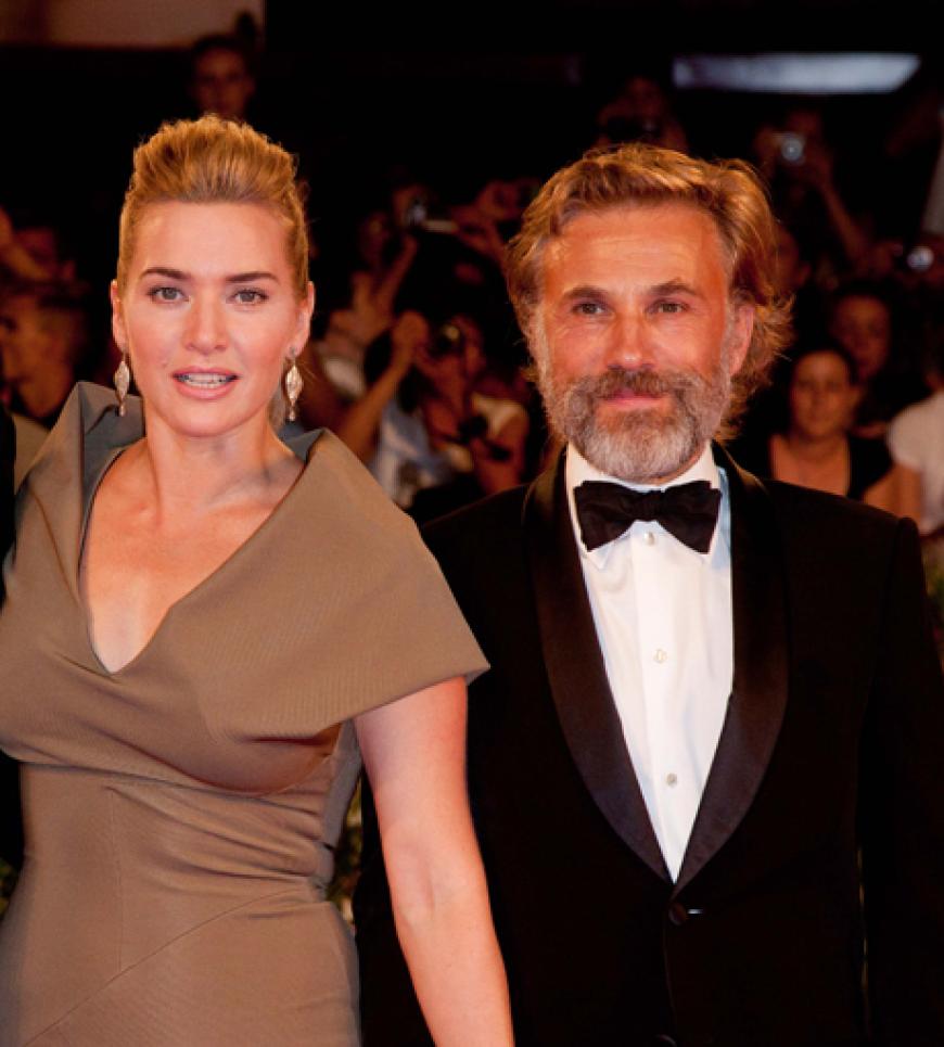 Kate Winslet und Christoph Waltz