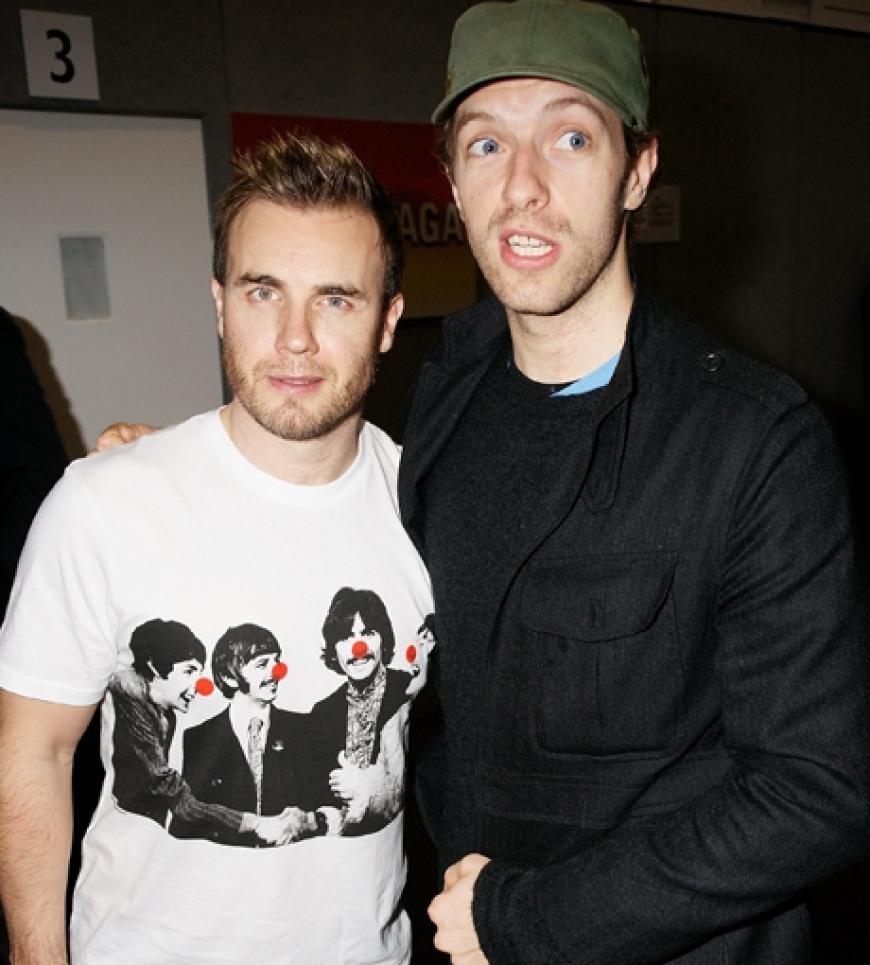 Gary Barlow und Chris Martin