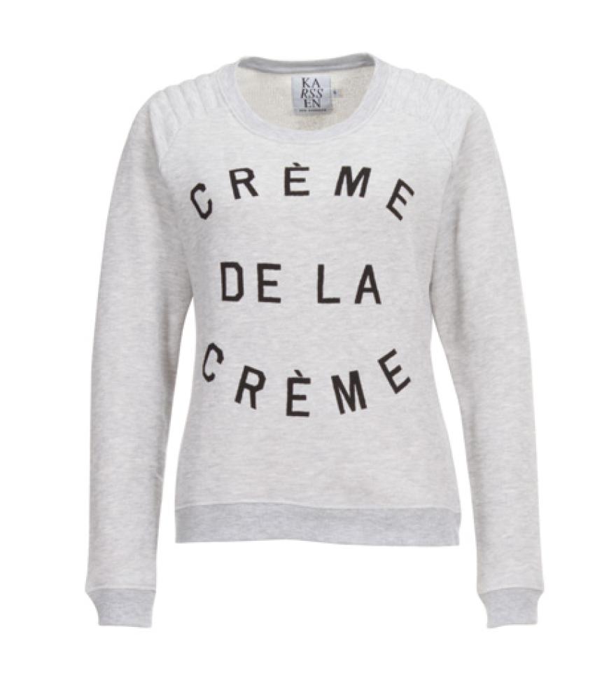 29. Juni 2012: Für uns nur das Beste! Dazu gehört jetzt der coole Sweater von Zoe Karssen über reyerlooks.com, ca. 100 Euro