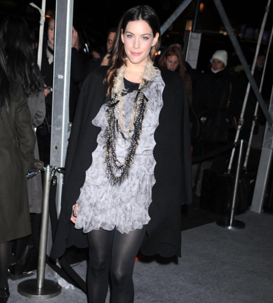 In Dior: Schauspielerin Liv Tyler