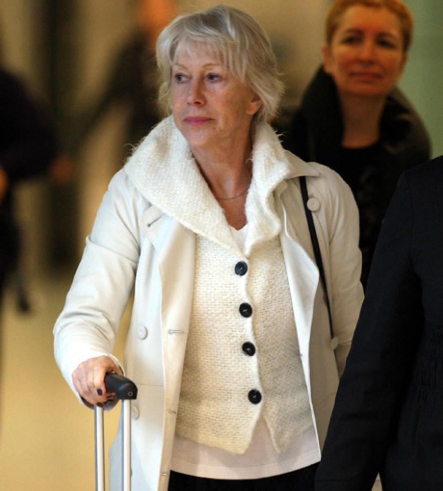 Auch Helen Mirren trifft aus LA ein