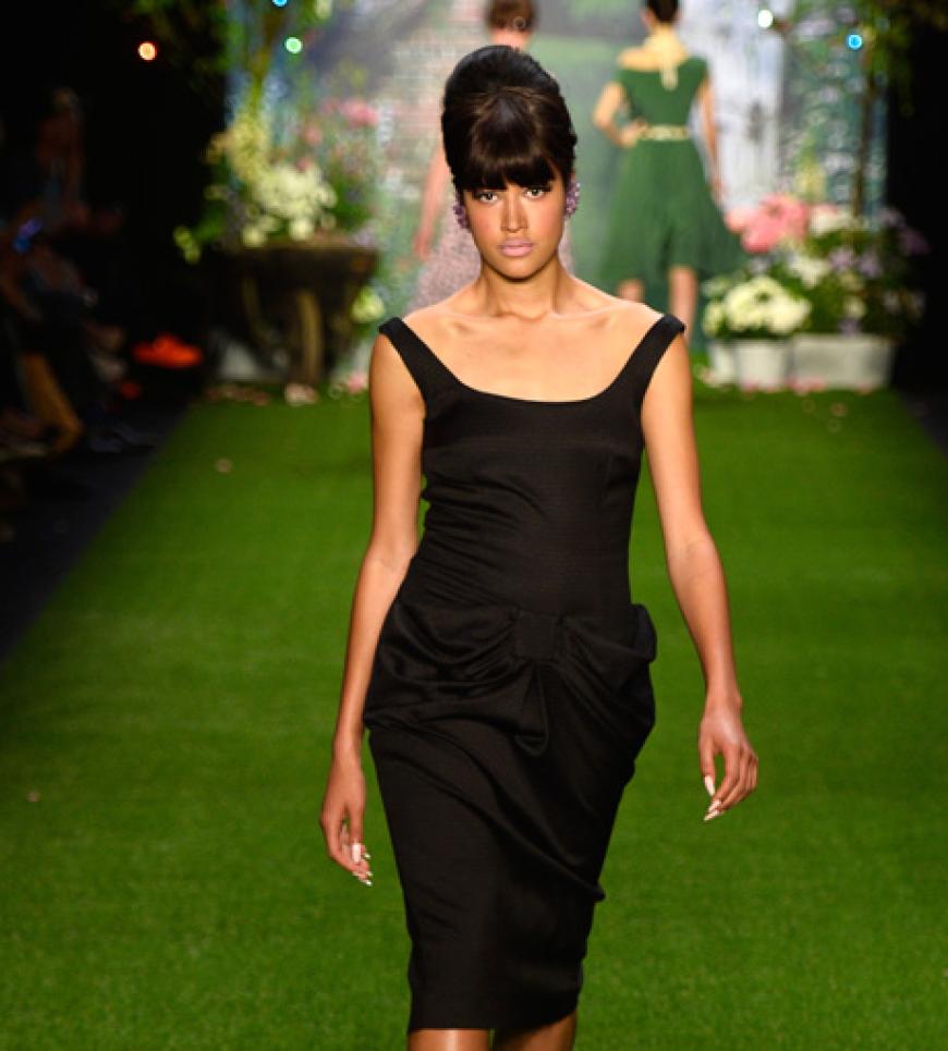 Lovelyn bei der Show von Lena Hoschek