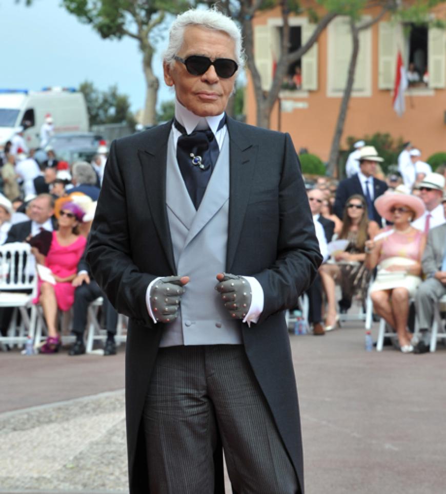 Zwar kein Adeliger, dafür ein Modekaiser: Karl Lagerfeld