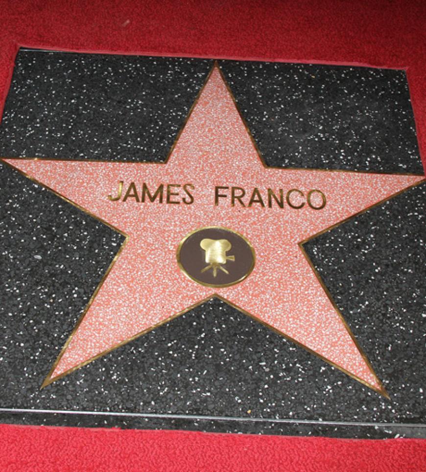 James Franco darf sich freuen: Er wurde am 7. März mit einem Stern auf dem Walk of Fame ausgezeichnet