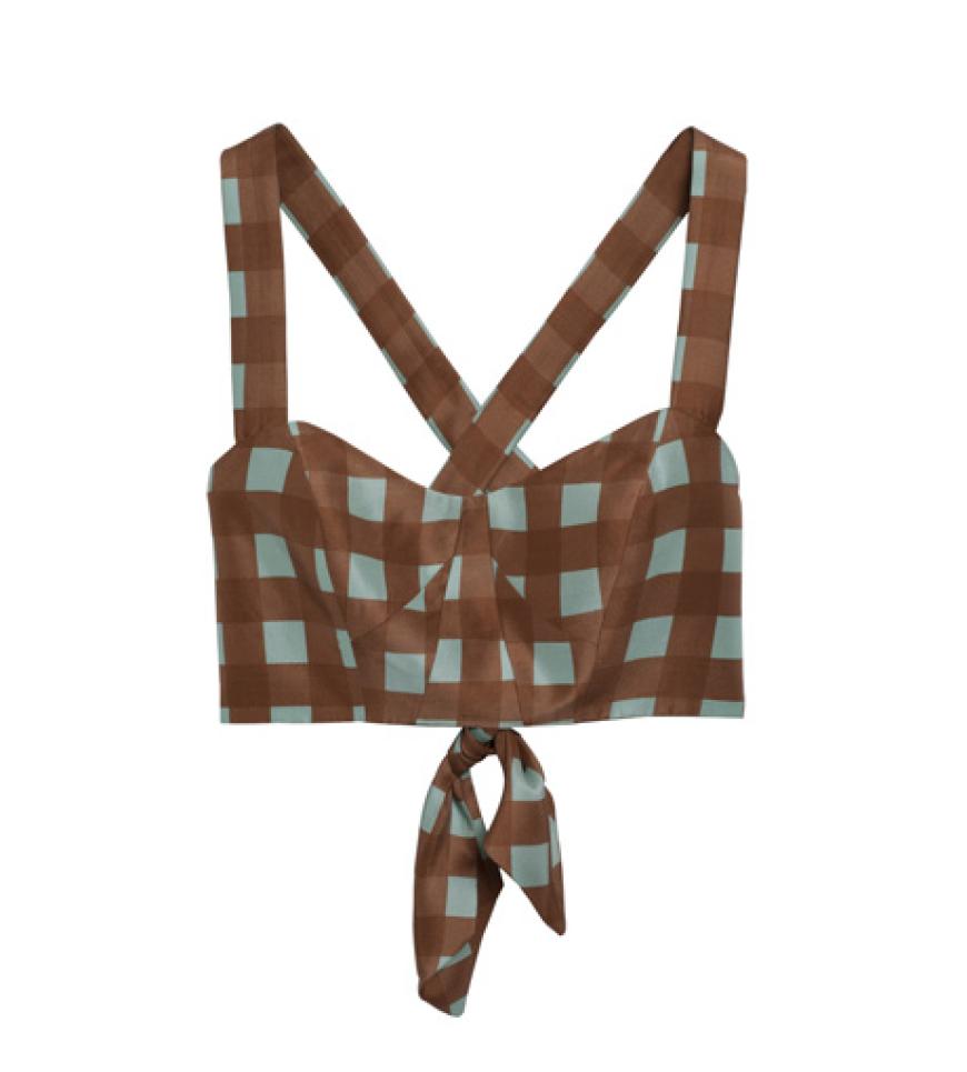 Süßes Bustier zum Binden von Tara Jamon, ca. 180 Euro