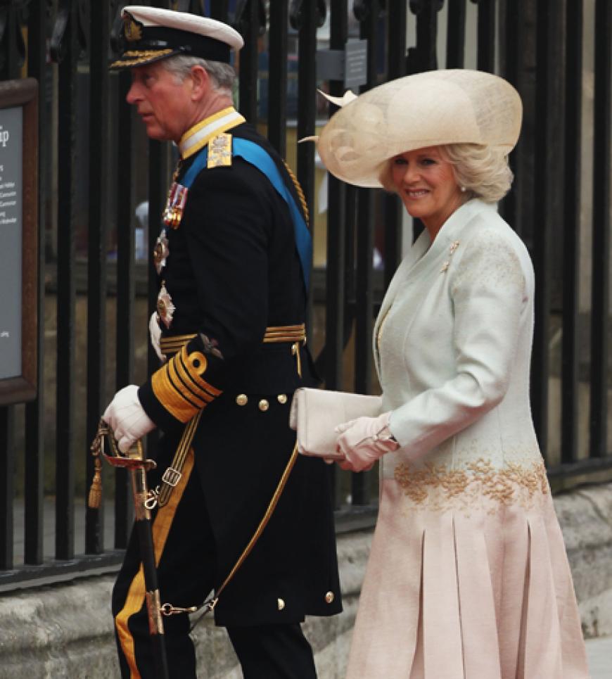 Prinz Charles und Camilla erreichen die Abbey