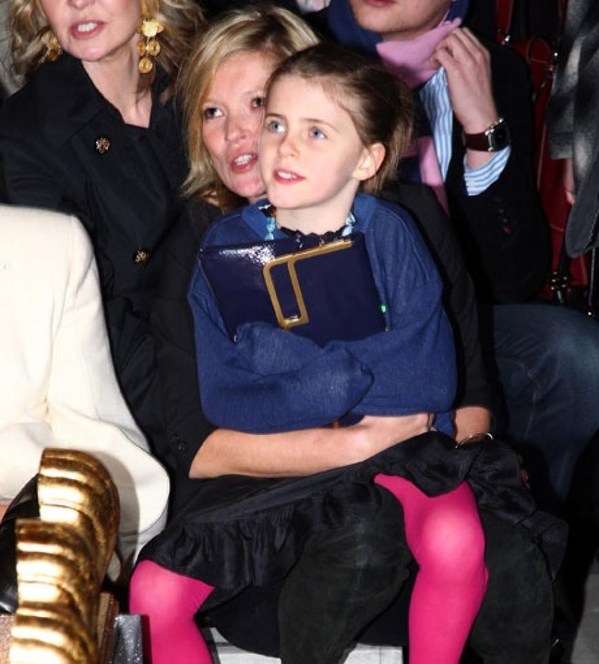 Auch Kate Moss und ihre Tochter Lila Grace waren dabei