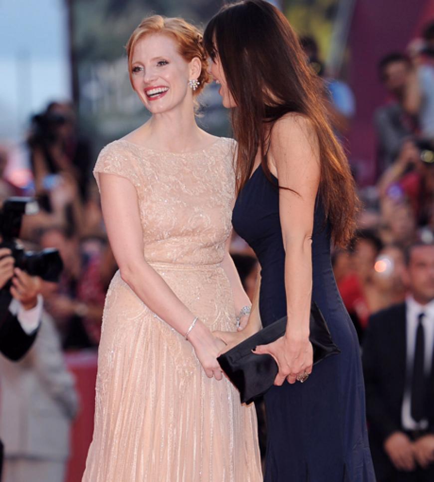 Lucila Sola und Jessica Chastain warteten ganz aufgeregt auf Al Pacino