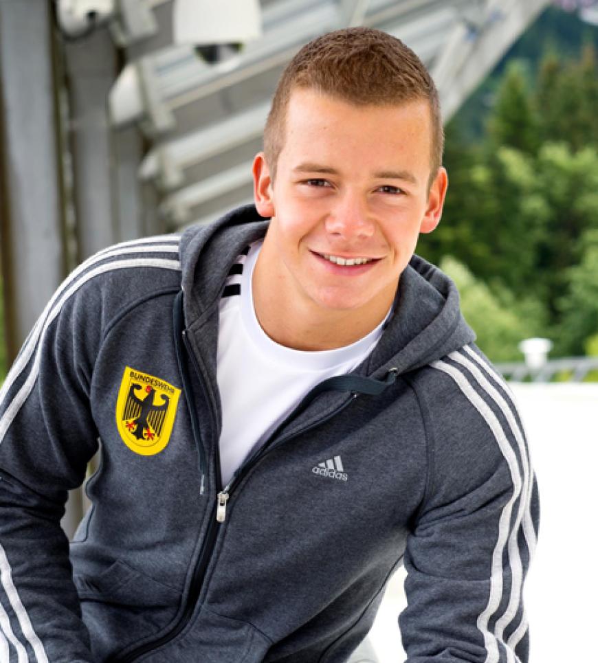 Junior-Rodelweltmeister Toni Förtsch