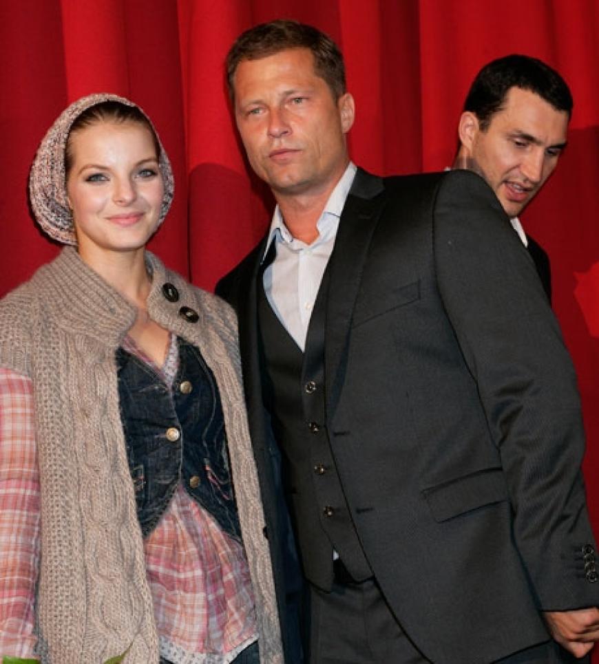 Yvonne Catterfeld und Til Schweiger genießen den Jubel